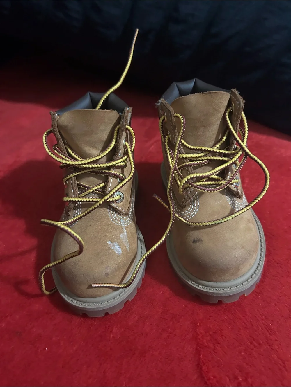 Tim’s - Kids Brown Lace-Up Work Boots -